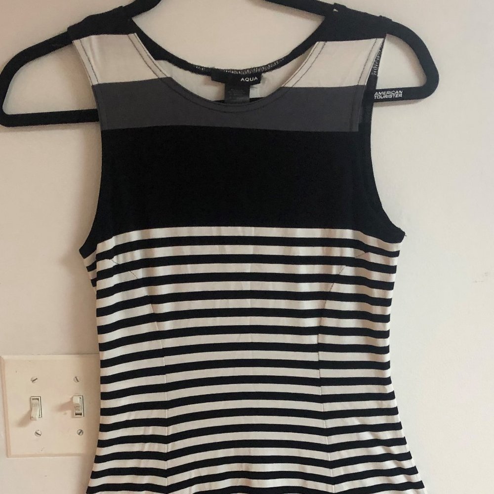 Womens AQUA Sleeveless Summer Dress, Sz SMALL